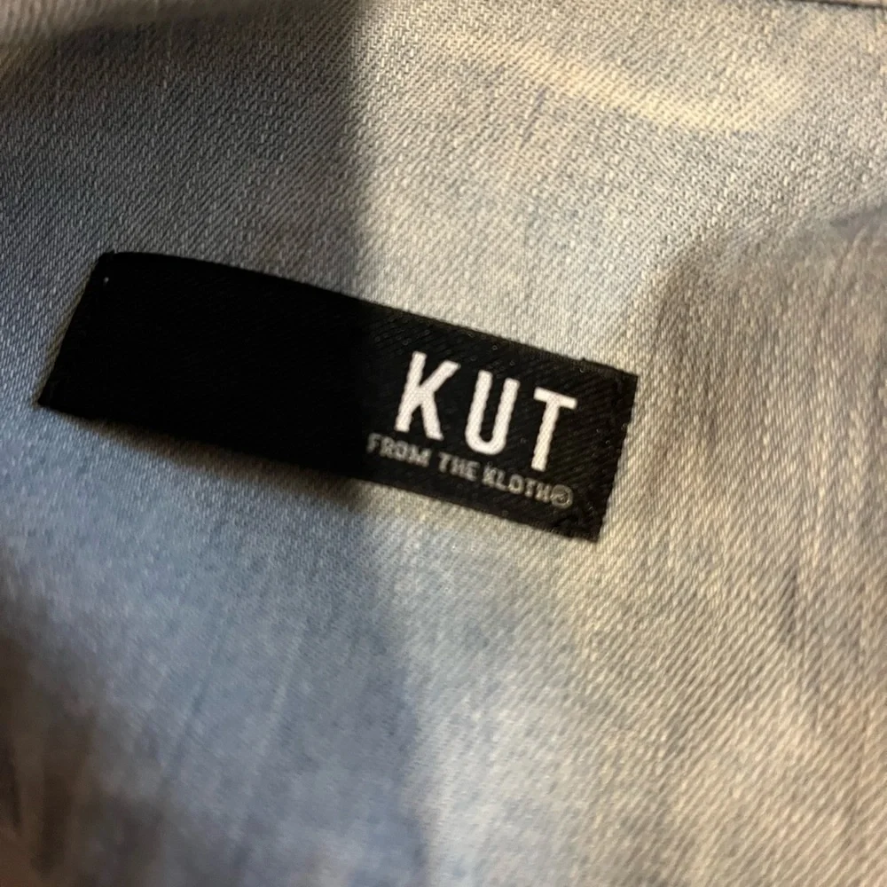 Lot of 2 Kut from the Kloth Black and Blue Jean Jackets - Picture 5 of 7